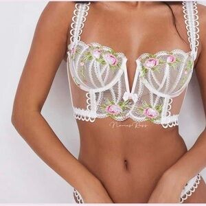 For Love And Lemons Trellis Lace Bustier